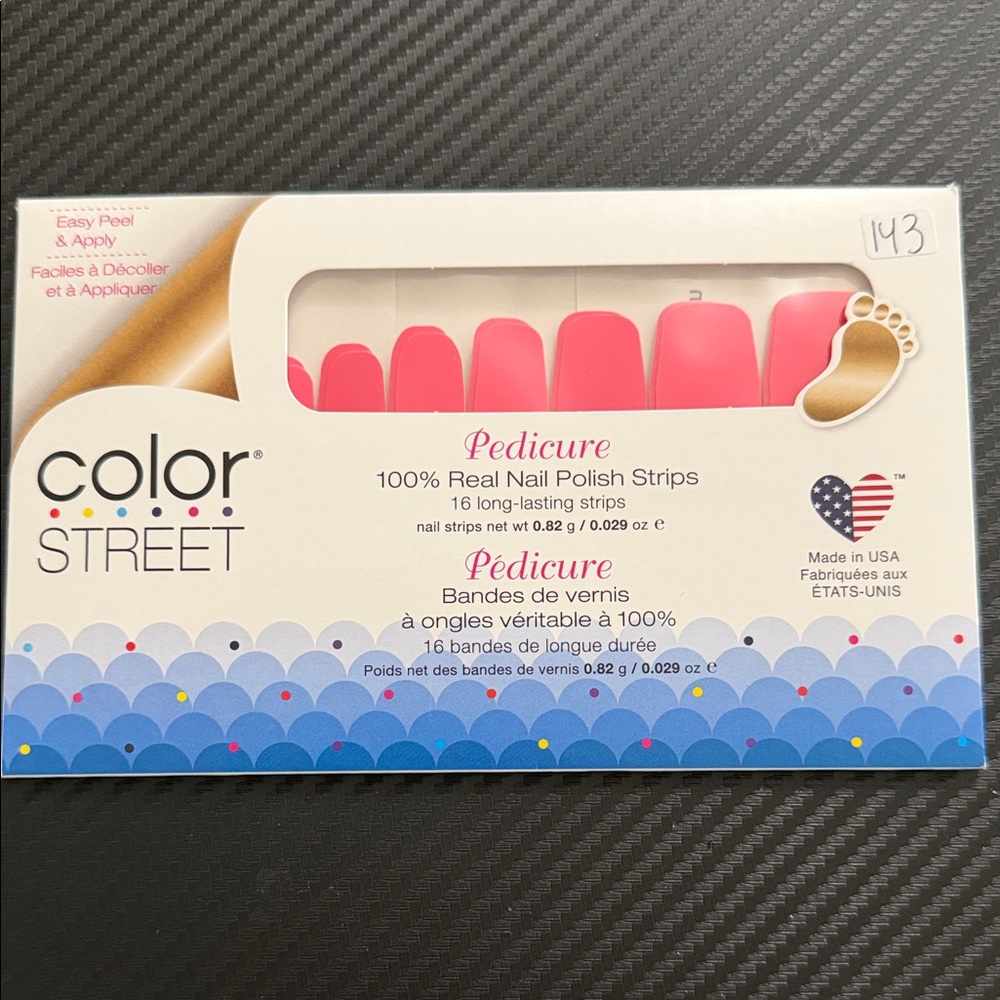 Color Street Pedicure Nail Polish Strips - Watermelon Session